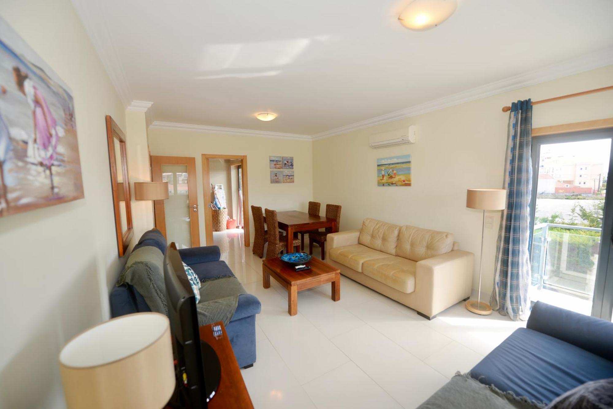 Pebble - 1 Bedroom Apartment Sleeps 5 With Pool & Tennis Court São Martinho do Porto Exterior foto